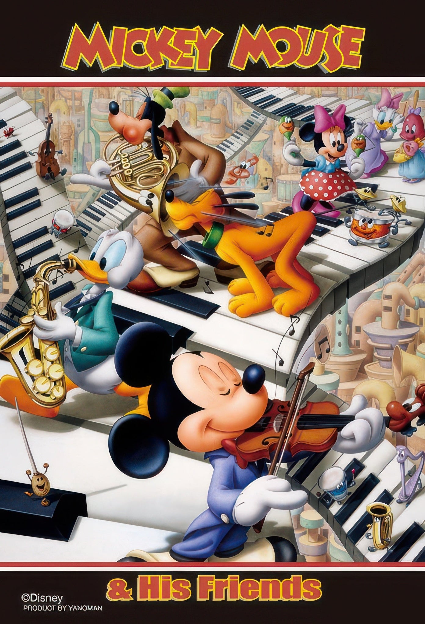 yanoman-99-437-mickey-mouse-concert-99-pieces-jigsaw-puzzle