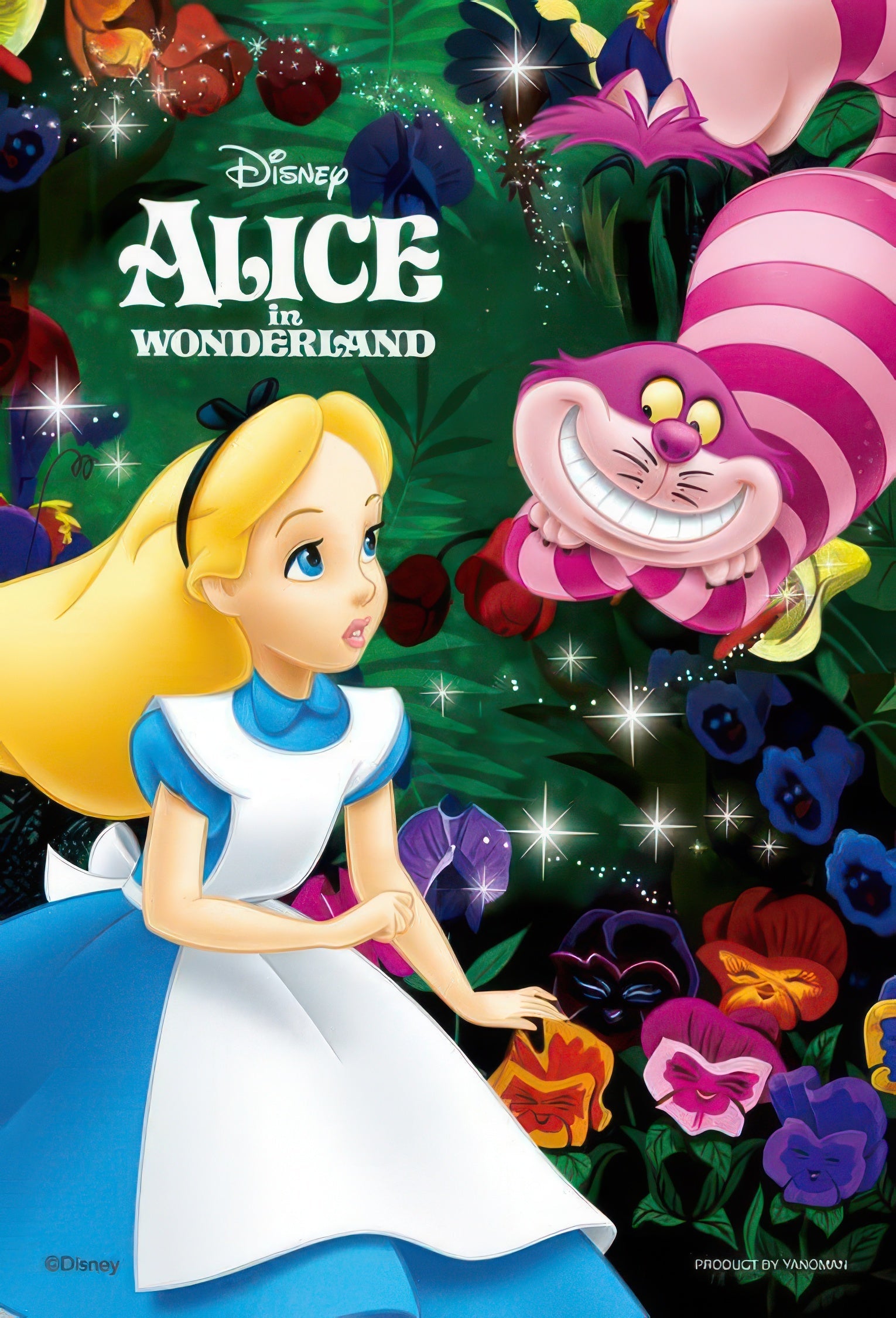 yanoman-99-459-alice-in-wonderland-because-it-s-cheshire-cat-99-pieces-jigsaw-puzzle