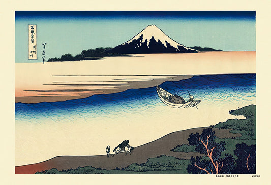 Cuties â€¢ Katsushika Hokusai â€¢ Tama River in Musashi Provinceã€€300 PCSã€€Jigsaw Puzzle