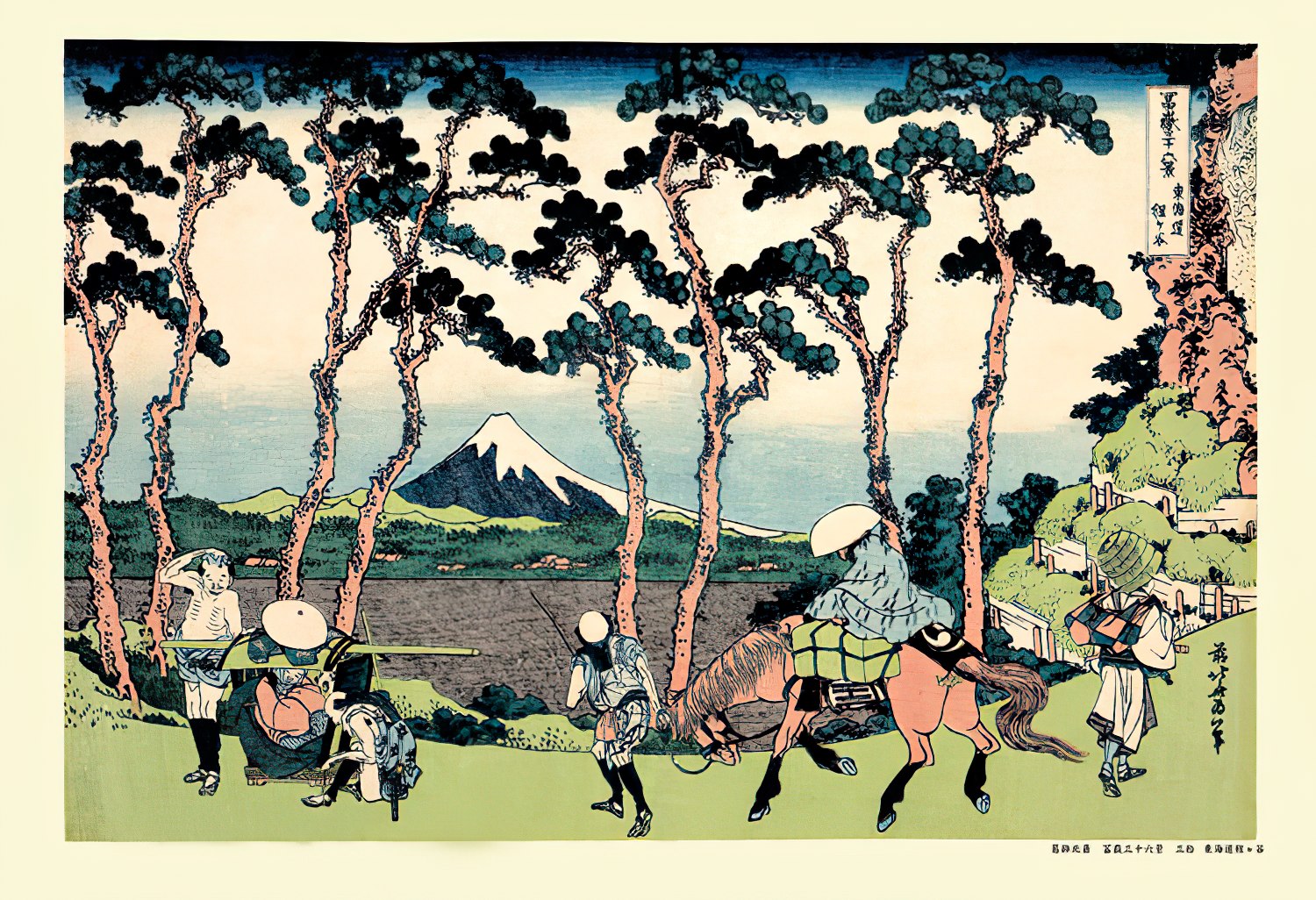 Cuties • Katsushika Hokusai • Nihonbashi in Edo　300 PCS　Jigsaw Puzzle