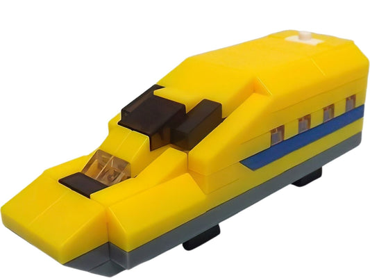 Daiso • Train • Doctor Yellow First Vehicle　98 PCS　Mini Block