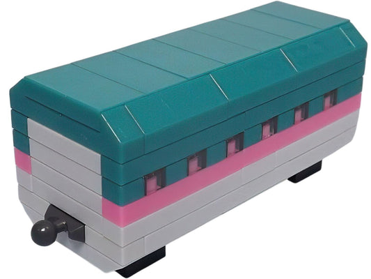 Daiso • Train • Hayabusa Intermediate Vehicle　99 PCS　Mini Block
